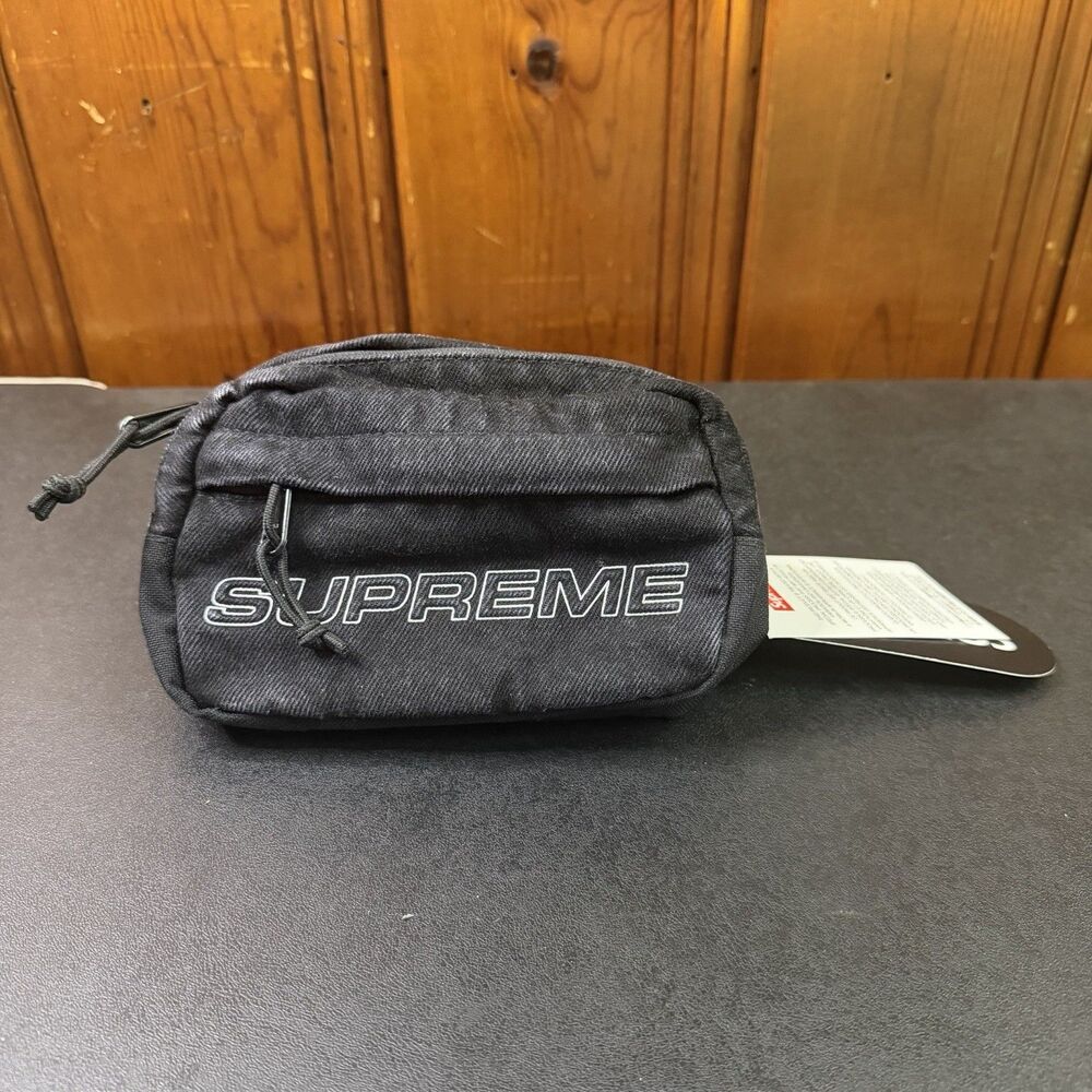 Supreme New York Mini Shoulder Waist Bag / Fanny Pack FW25 - Denim Black